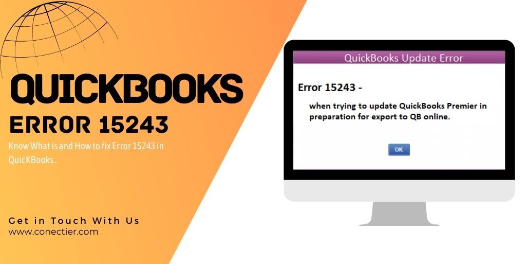 Image of quickbooks update error 15243